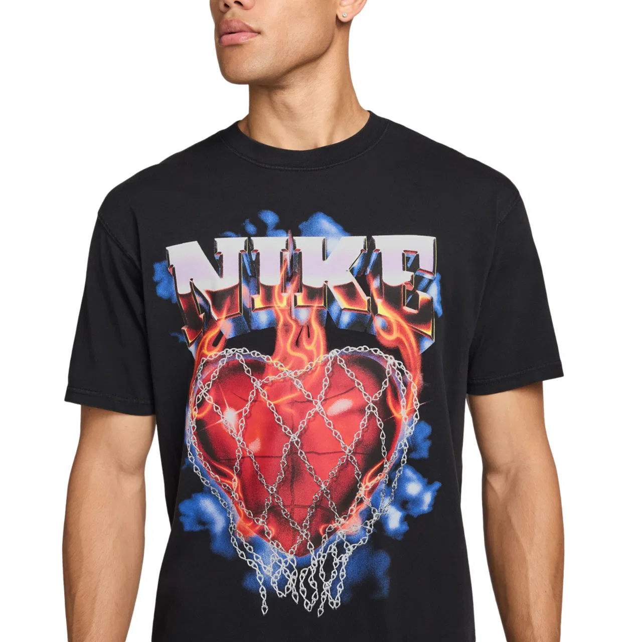 Футболка мужская Loose OC EE-X Heart Nike, черный — фото 3