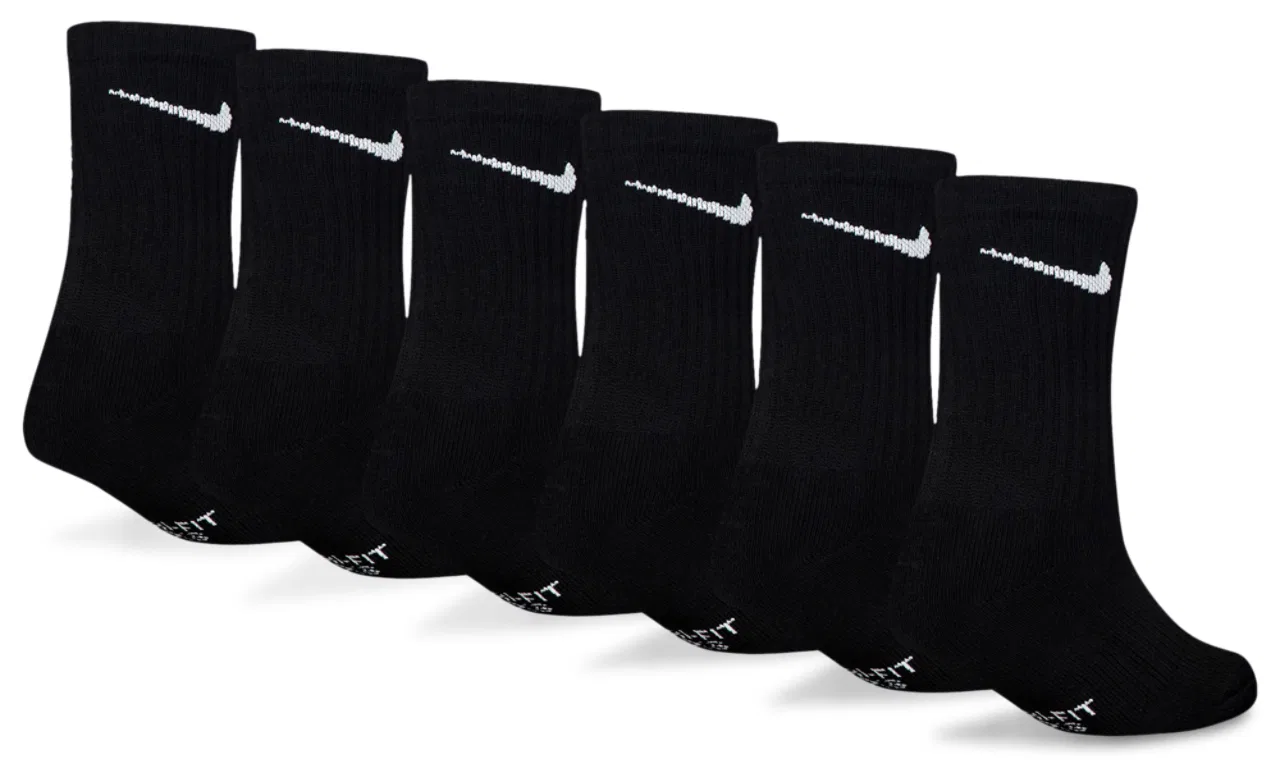 Носки для мальчиков 6 Pack Dri-FIT Nike, черный — фото 2