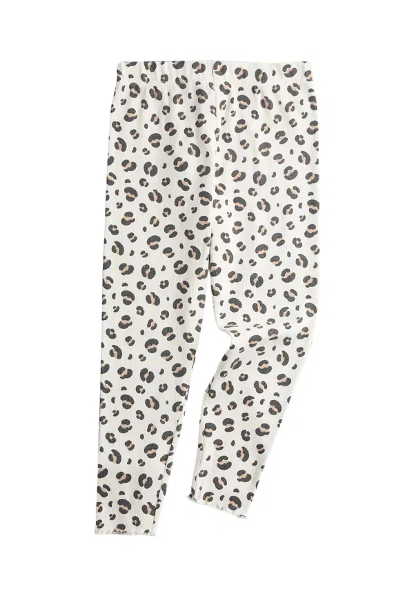 Пижамный комплект animal print Майка с шортами Marks & Spencer, neutral, нейтральный — фото 2
