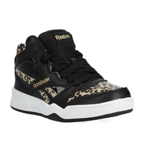 Детские кожаные кроссовки BB4500 Court Reebok, Schwarz — фото 2