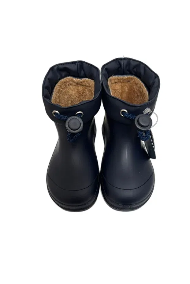Детские ботинки для девочек водостойкие Mendi̇ borreguito furry navy blue boots Igor, Navy Blue — фото 3