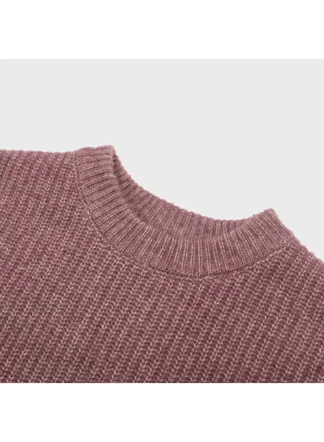Свитер с длинным рукавом Zara, темно-серо-фиолетовый — фото 4