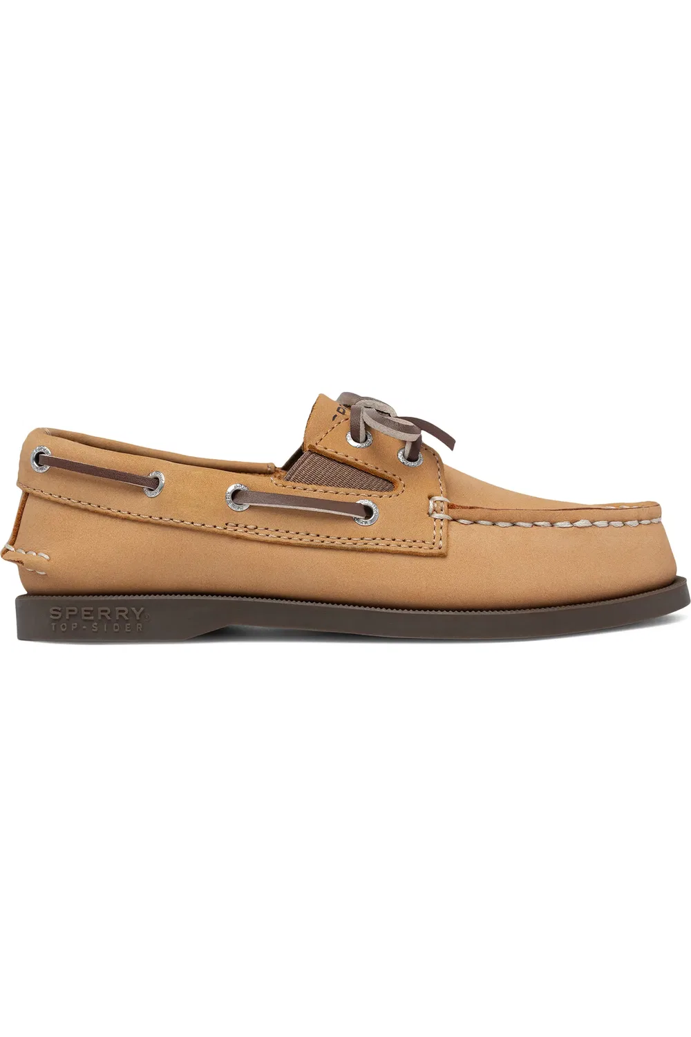 Детские туфли лодочки на шнуровке Authentic Original 2-Eye ZZDNU SPERRY TOP-SIDER, Sahara/Brown — фото 2