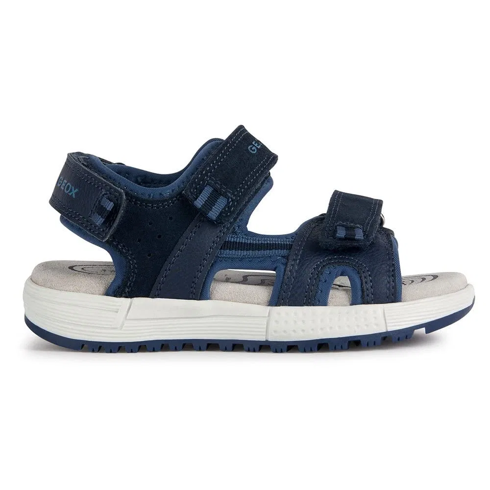 Детские сандалии для мальчиков с регулируемой фиксацией J Sandal Album Boy Geox, Navy Avio — фото 3