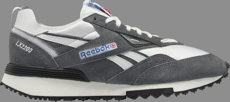 Кроссовки lx 2200 'grey black' Reebok, серый - фото