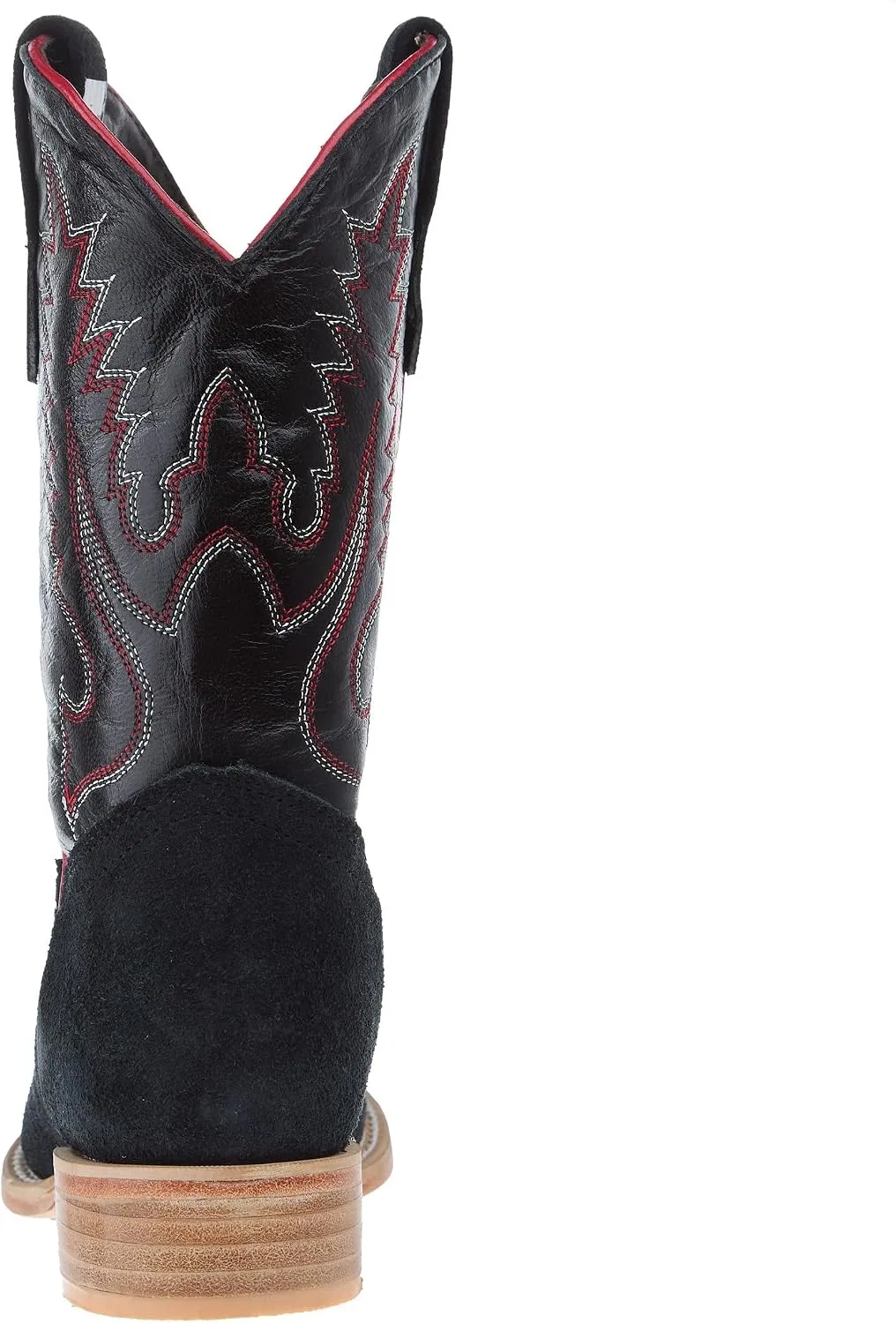 Детские ботинки для девочек с квадратным носком R. Watson Boots, Black — фото 3