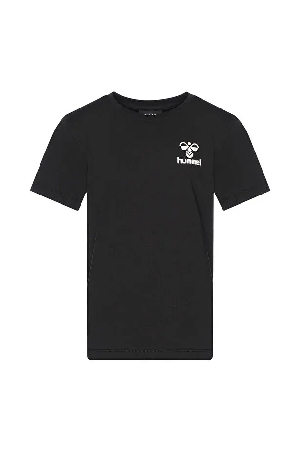 Детская футболка для девочек хлопковая Hummel, Black — фото 2