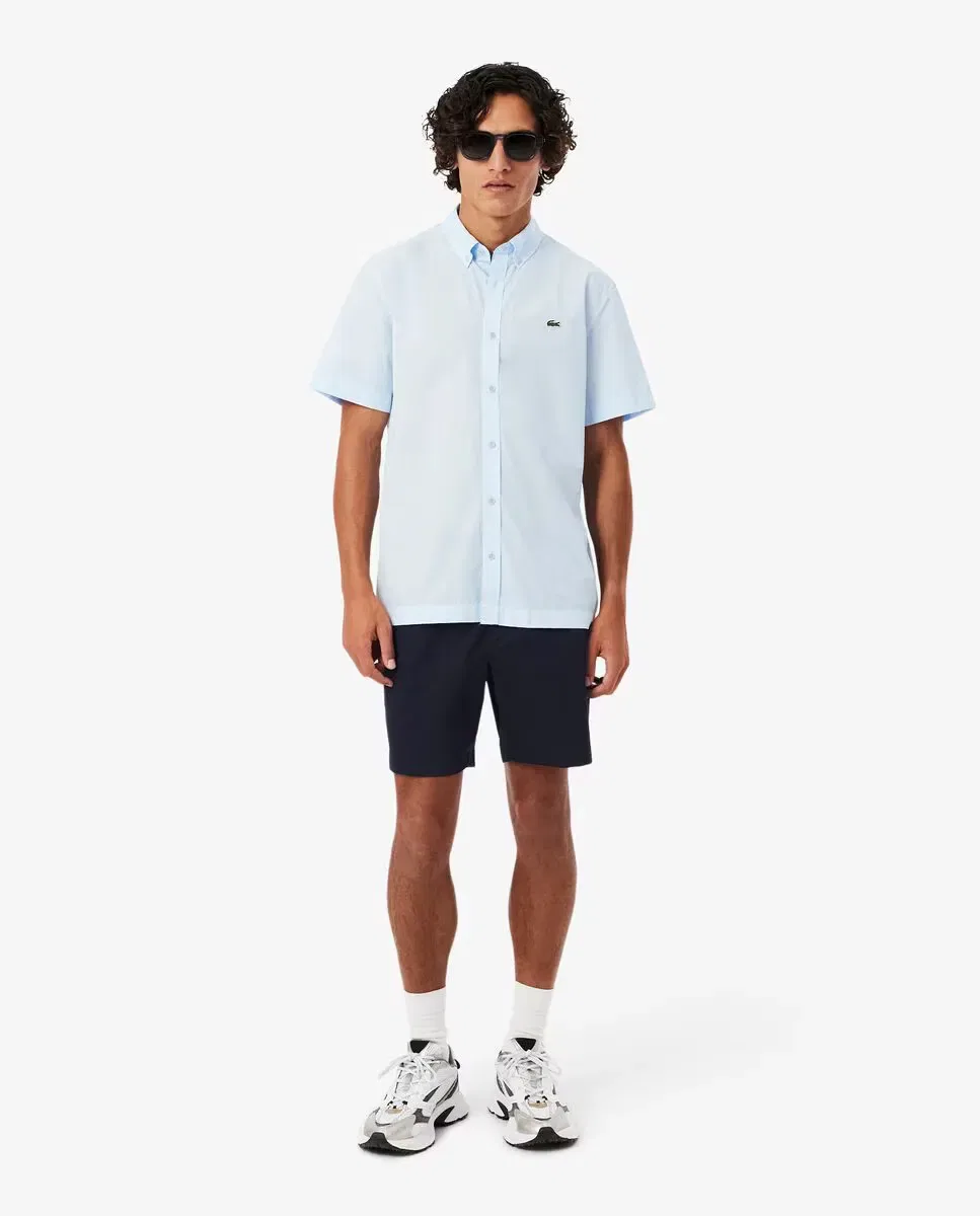 Мужские шорты из эластичного хлопка Lacoste, Синий Морской