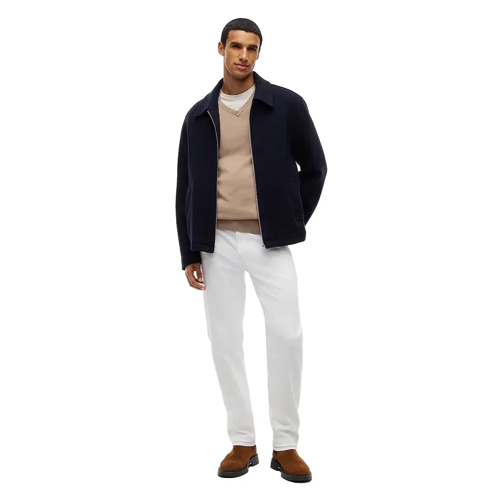 Мужской свитшот с V-образным вырезом Essential Tommy hilfiger, Beige — фото 4