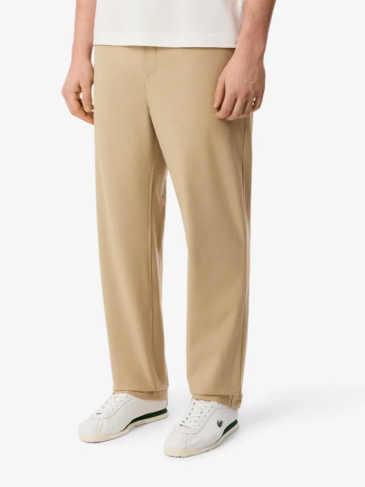 Чиносы джоггеры Commuter LACOSTE, Beige — фото 2