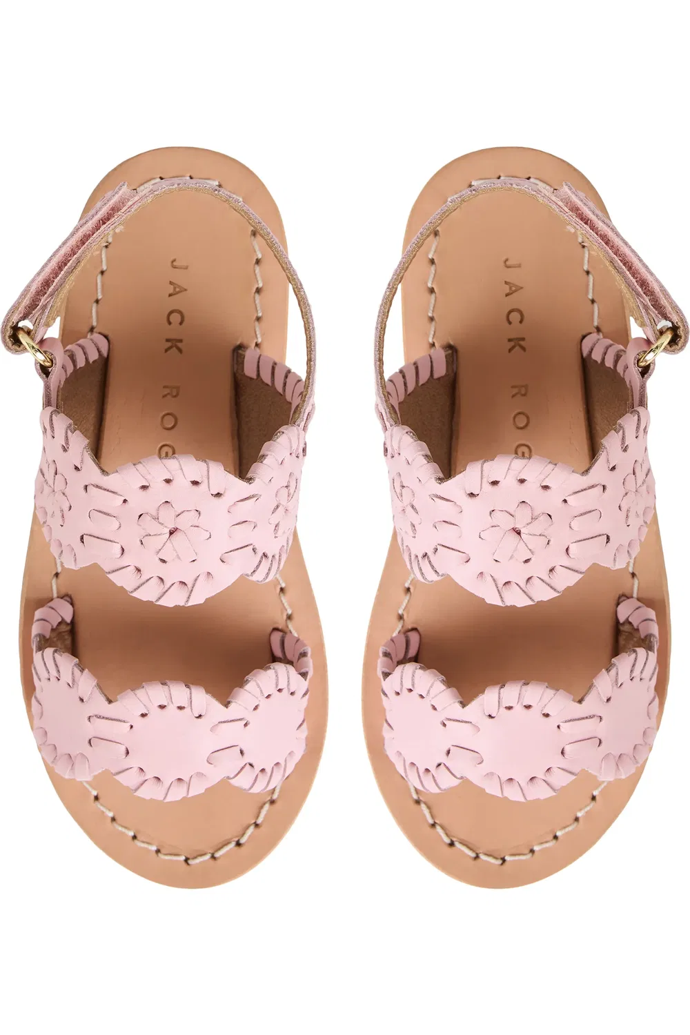 Сандалии детские с регулируемым ремешком Lauren Jack Rogers, Chalk Pink — фото 4