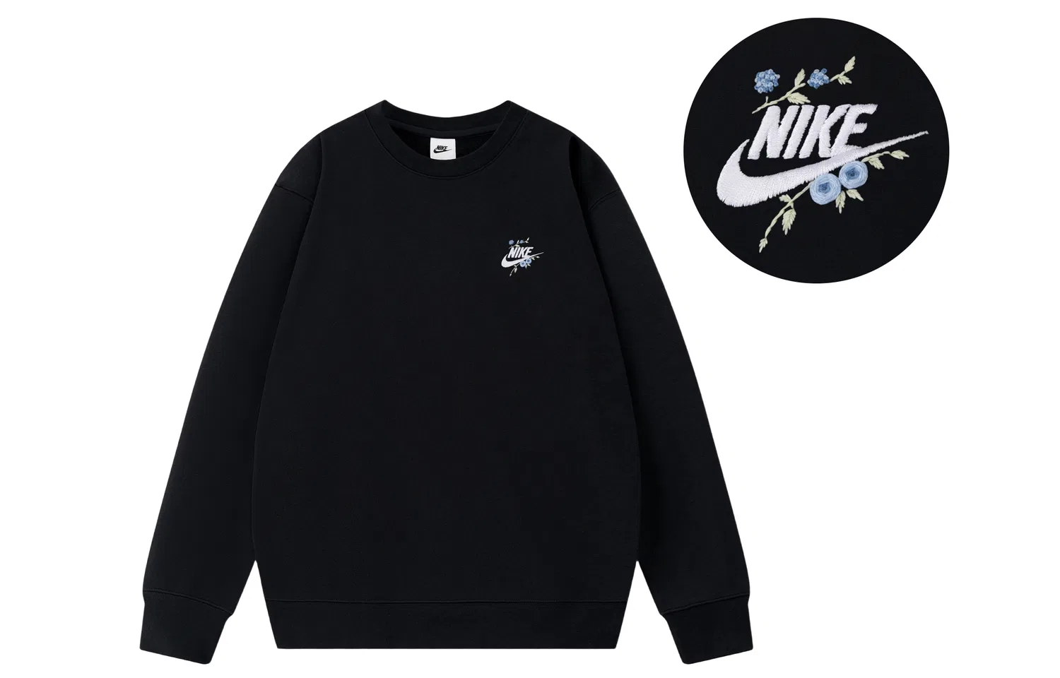 Свитшот с принтом Blue Plum Blossom Nike, Blue Plum Blossom