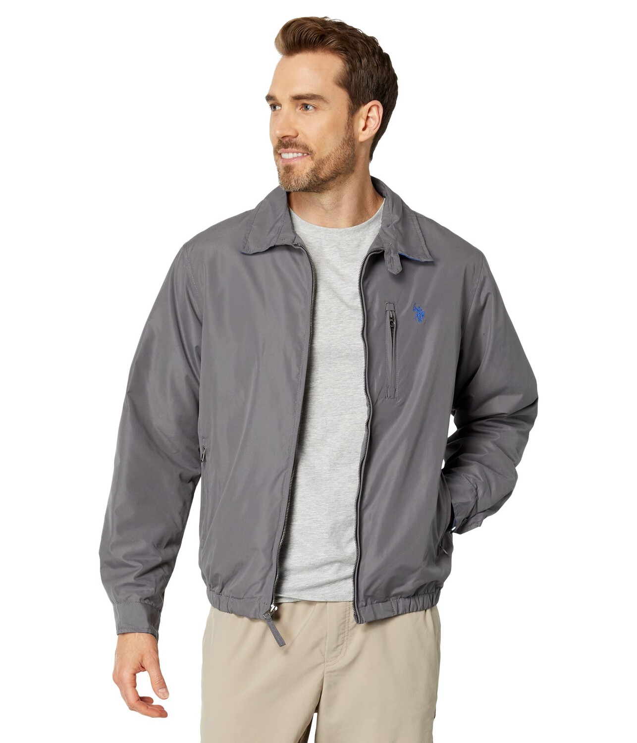 

Худи U.S. POLO ASSN., Micro Golf Jacket, Серый, Худи U.S. POLO ASSN., Micro Golf Jacket