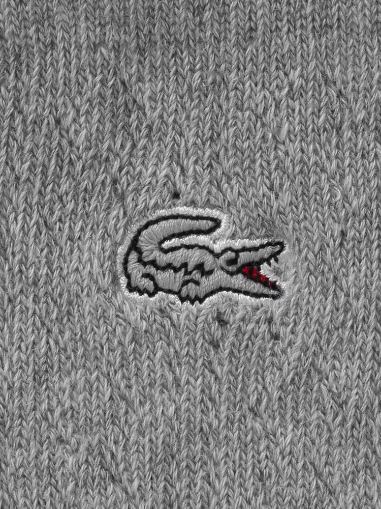Носки длинные LACOSTE Lumi, Grey — фото 2