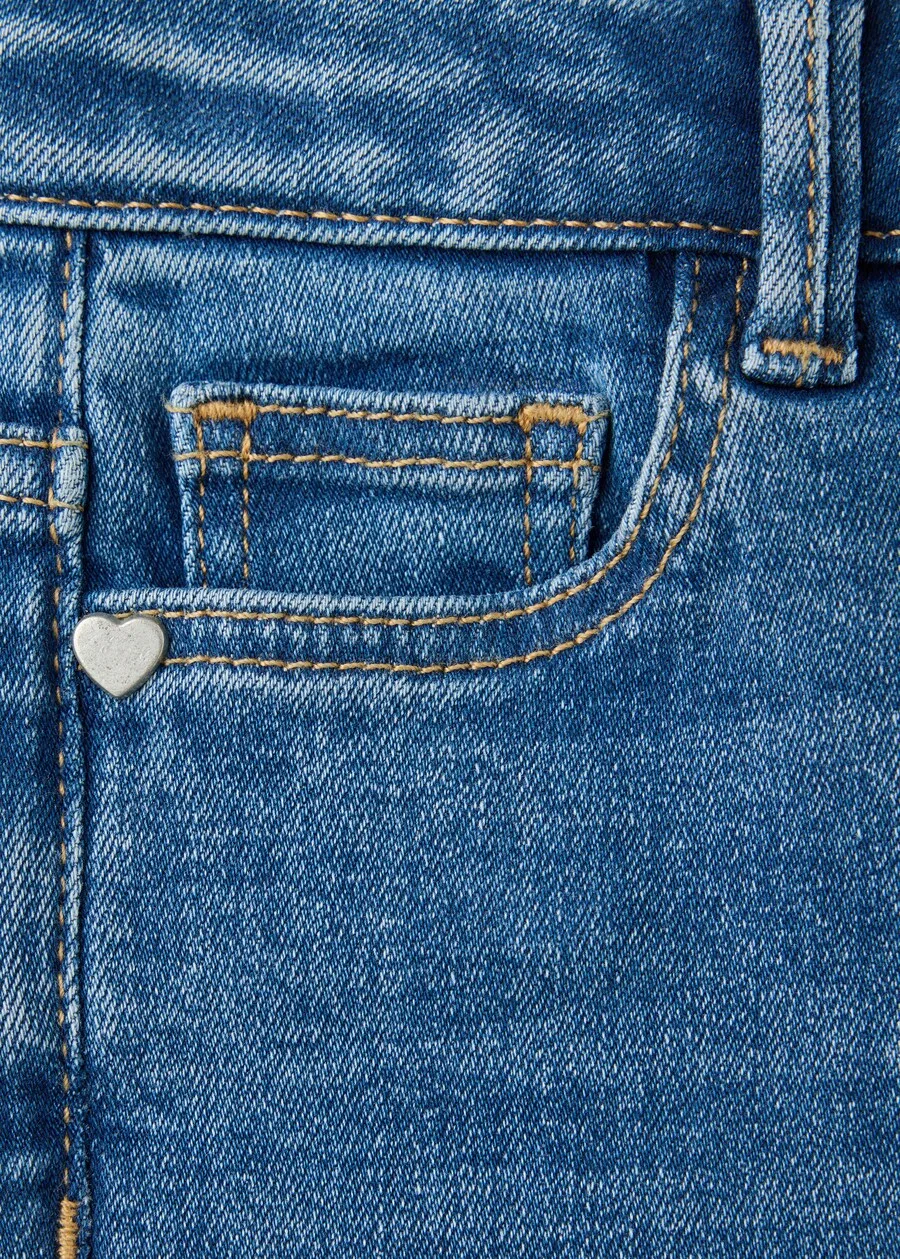 Детские джинсы MANGO KIDS Regular Jeans 'ELENA' синего цвета — фото 3