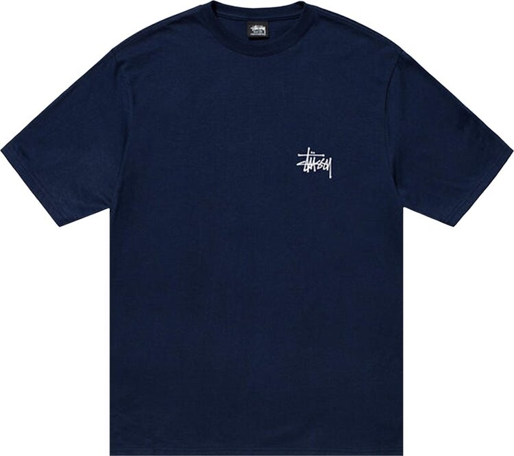 

Футболка Stussy Basic Tee 'Navy', синий