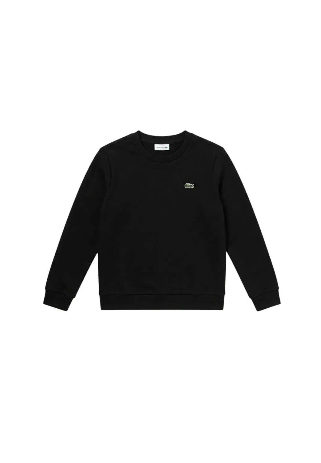 Толстовка из французской махровой ткани цвета k96 Lacoste, Black — фото 2