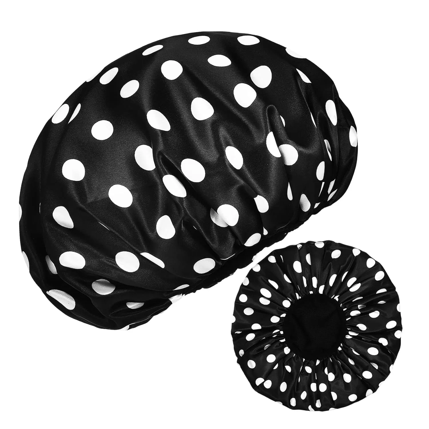 Детская шапочка для душа, 2 шт, из сатина, PEVA и микрофибры, 33x33x1 см Gogogmee