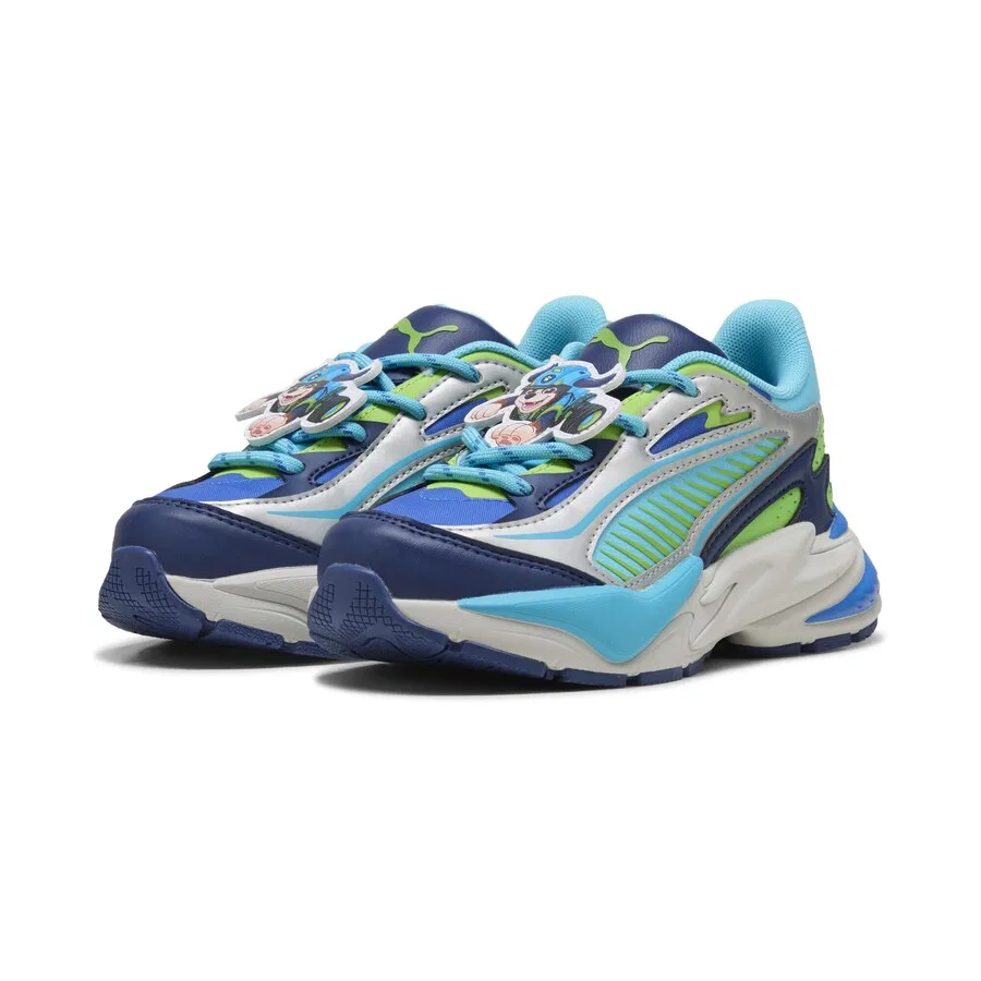 Кроссовки PUMA 'Puma x Paw Patrol Rs Surge' в темно-синем и бирюзовом цветах — фото 2