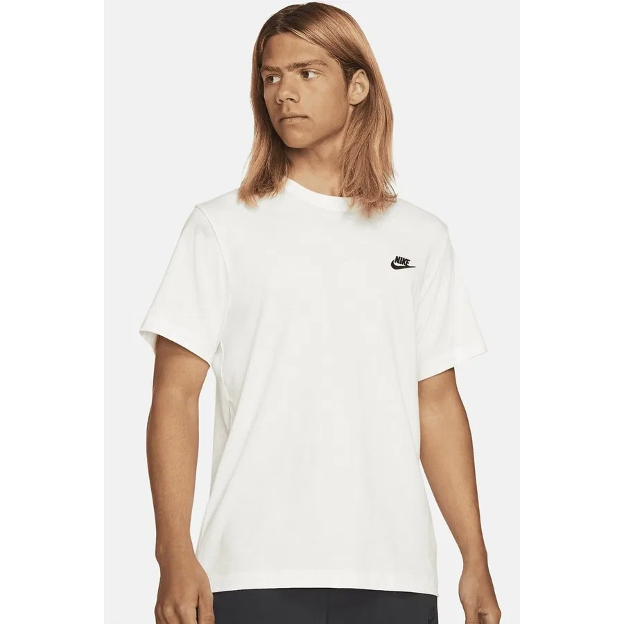 Футболка спортивная с коротким рукавом Nike Sportswear Cotton Unisex, Белый
