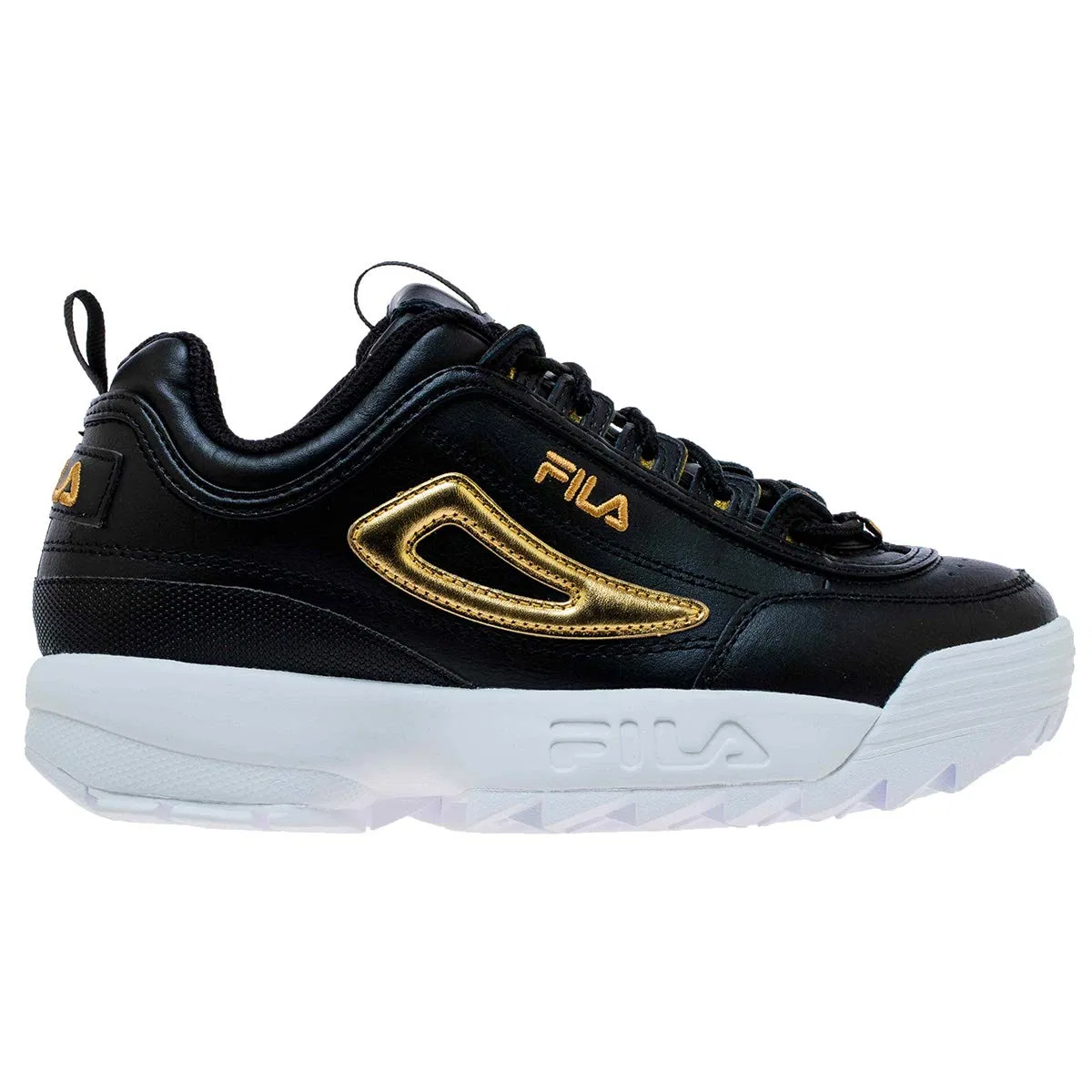 Детские кроссовки для мальчиков с принтом Disruptor Ii Fila, Metallic White