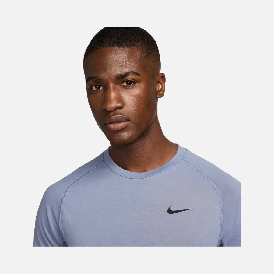 Футболка спортивная с коротким рукавом Flex Rep Dri-Fit Nike, Сине-черный — фото 2