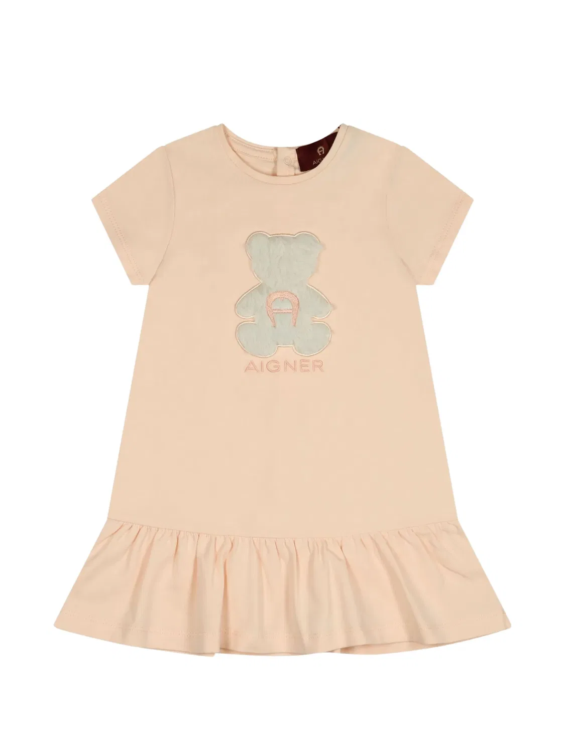 Платье с оборками Aigner Kids, розовый