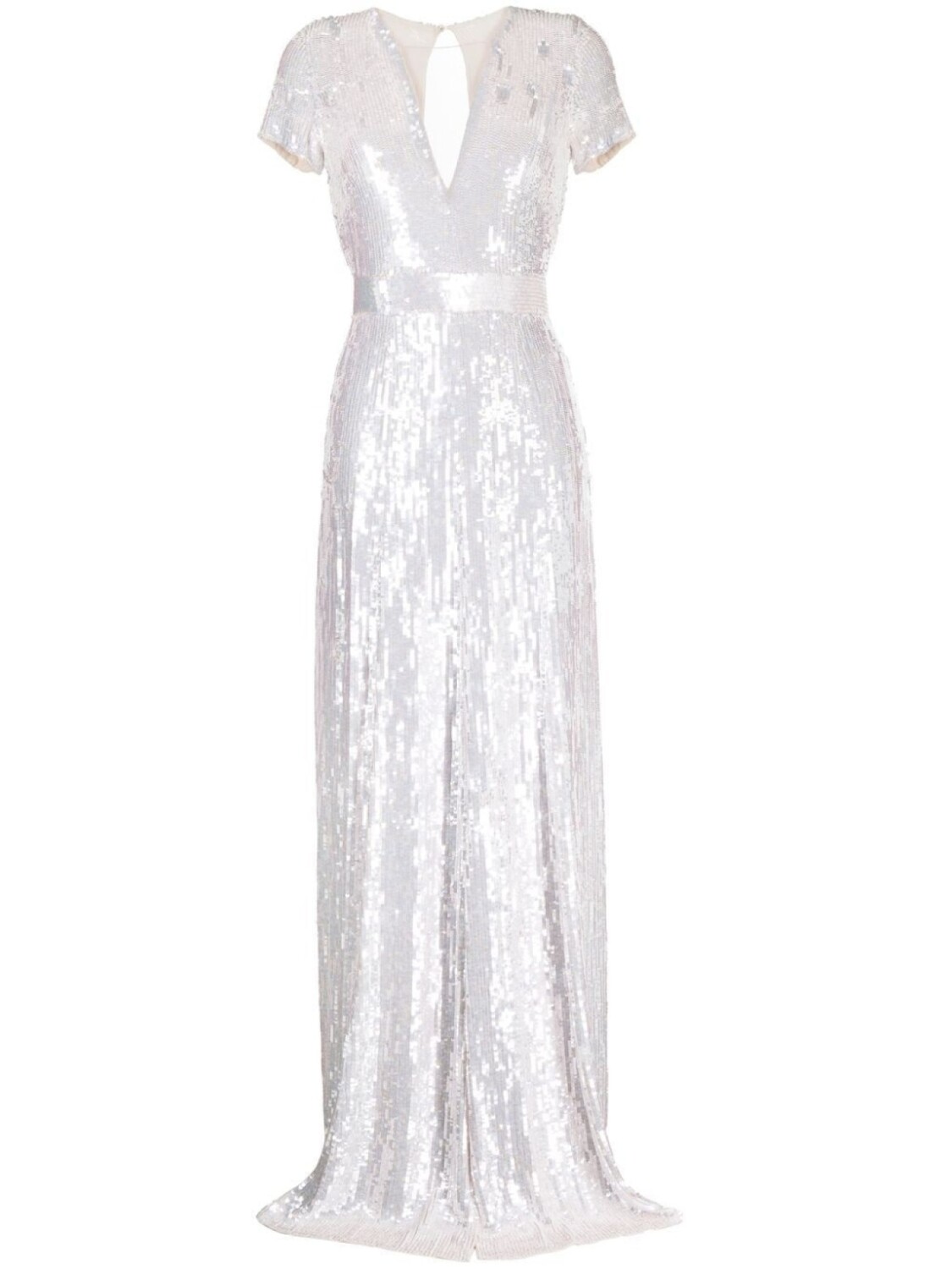 

Temperley London вечернее платье Ray с пайетками, розовый