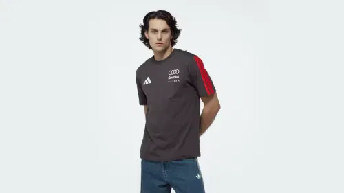 Мужская футболка с коротким рукавом Audi Revolut F1 Team DNA Adidas Performance, черный — фото 2