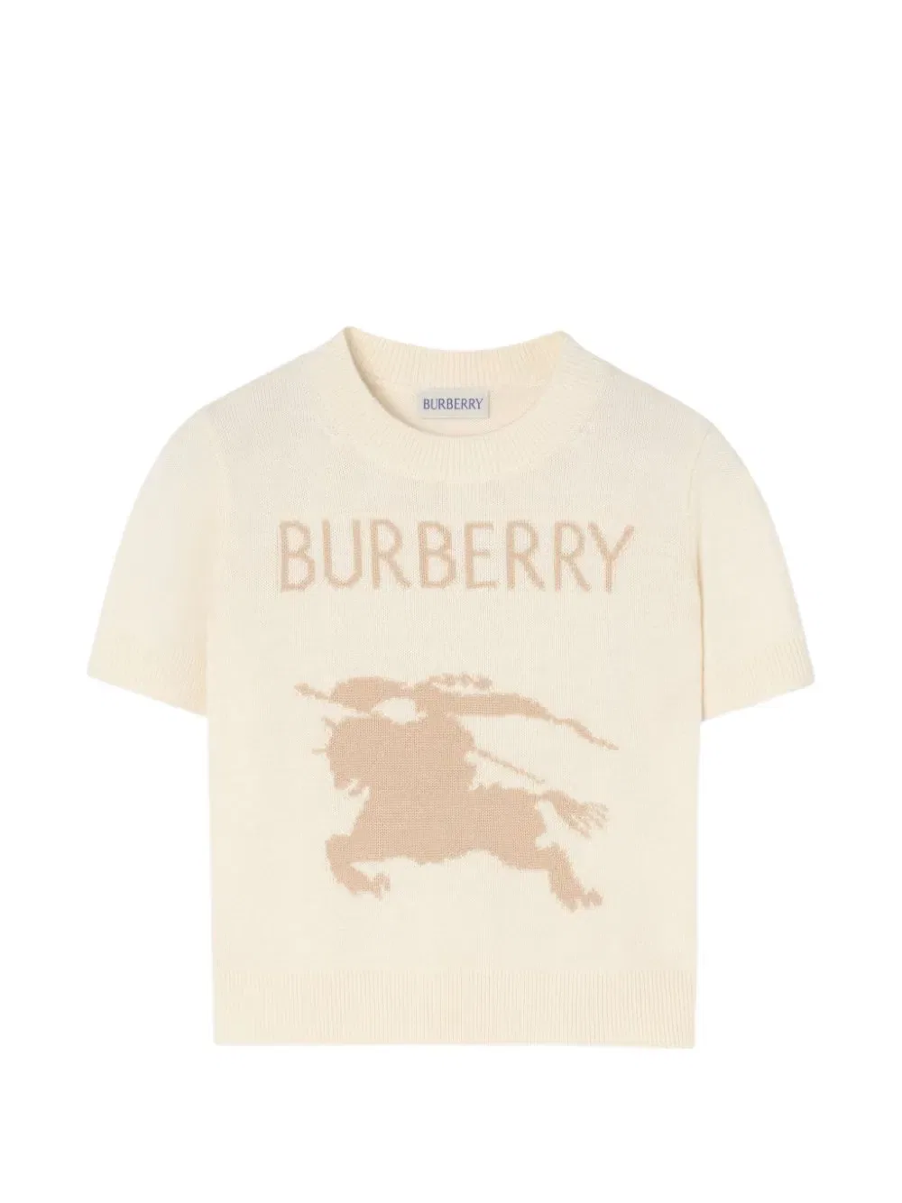 Свитер вязаный Burberry Kids, цвет Ivory