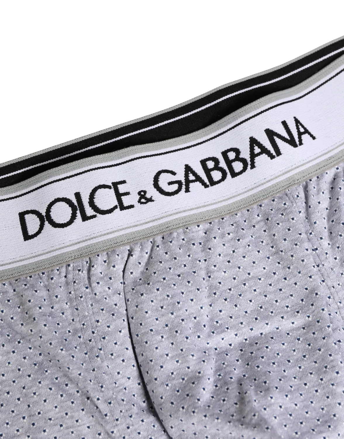 Мужские трусы-боксеры с логотипом Regular Boxer Dolce & Gabbana, Gray — фото 4