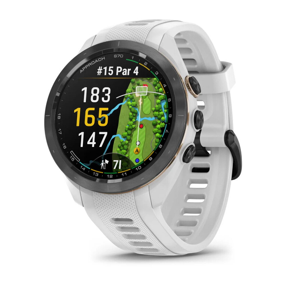 

Умные часы Garmin Approach S70, 1.2", 42 мм, Wi-Fi, белый