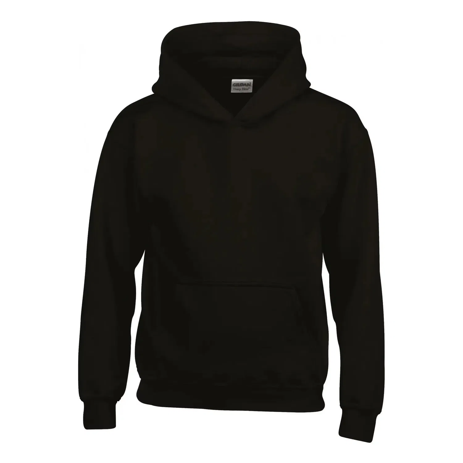 Детское худи с капюшоном Gildan Heavy Blend, Schwarz