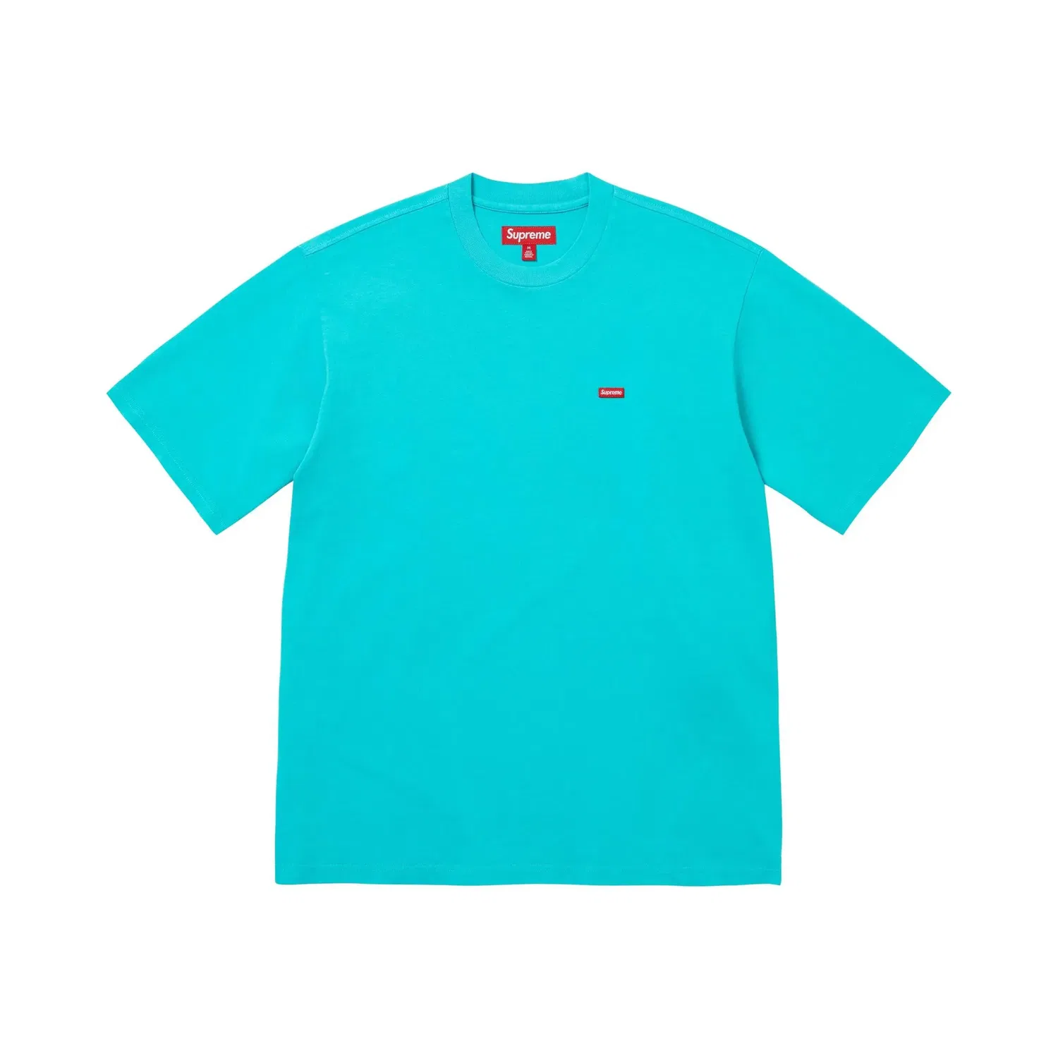 Футболка с принтом Supreme Small Box Tee, Aqua