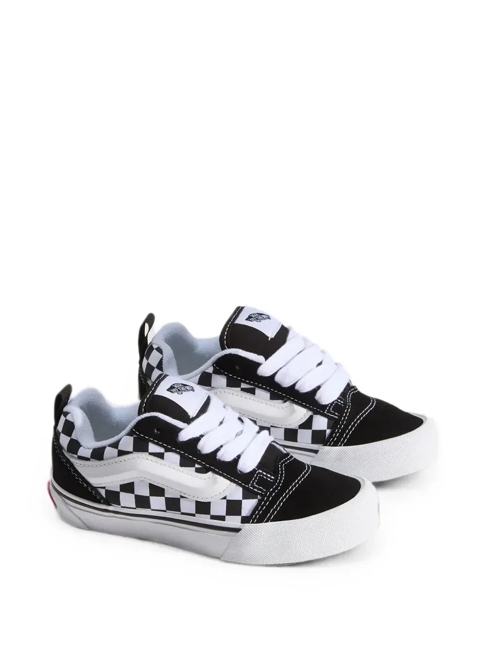Кеды Checkerboard Old Skool Vans Kids, черный