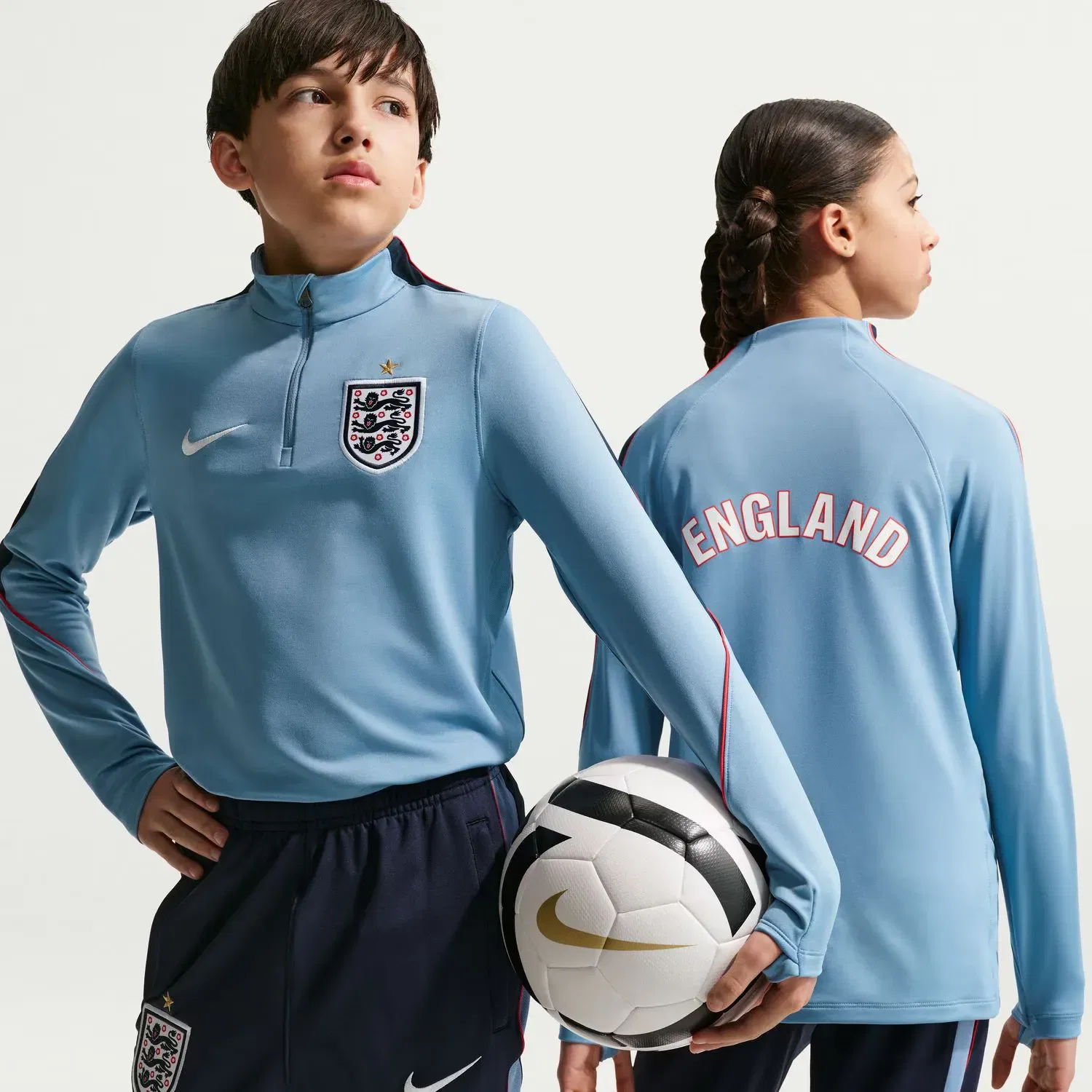 Детская футболка для мальчиков с длинным рукавом Nike, Azul
