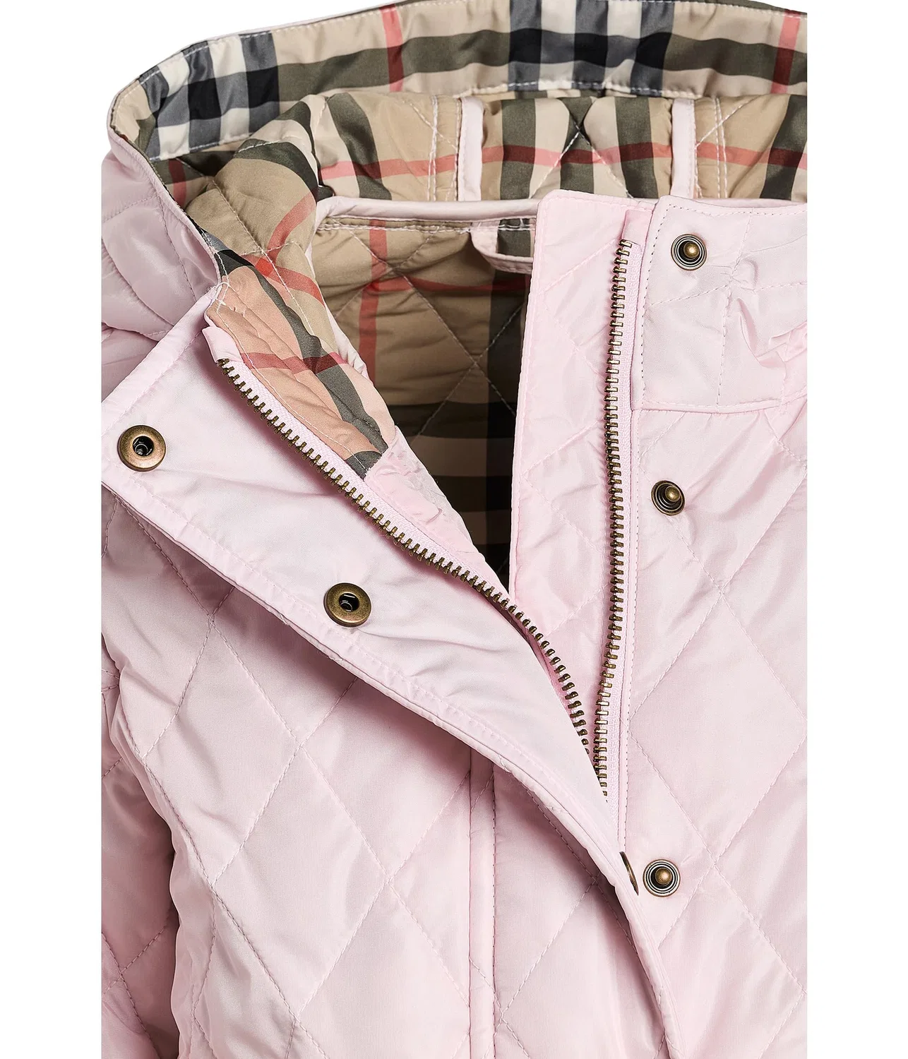 Куртка Пембрук (для малышей/детей постарше) Burberry Kids, Flora Pink — фото 3