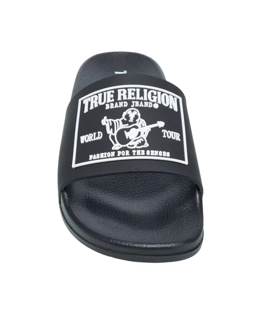 Слайды с принтом Kendrick Wording True Religion, Black — фото 4