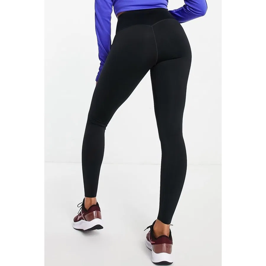 Женские спортивные леггинсы с высокой посадкой Go Firm Support Black Full Length Nike, Черный — фото 3
