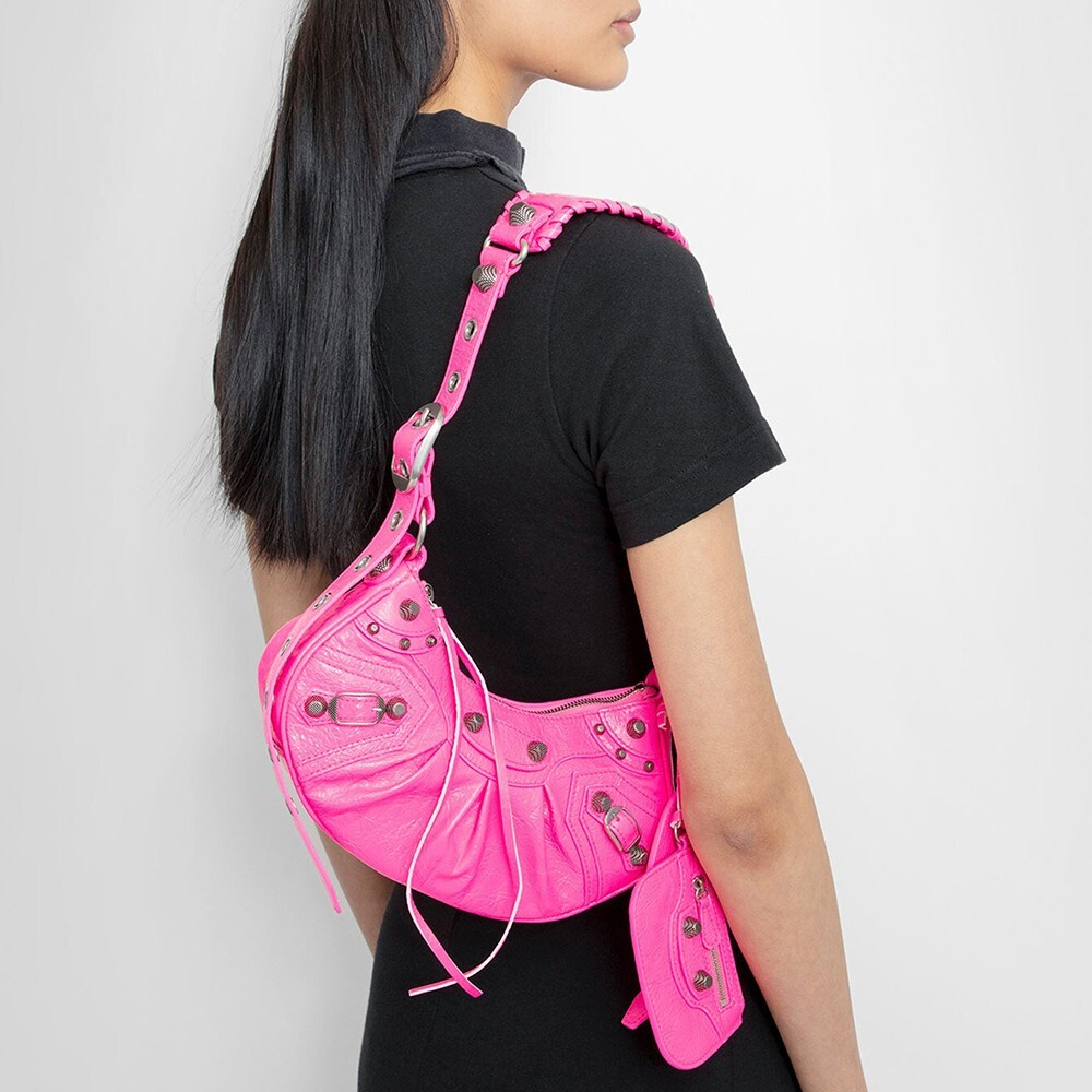 

Сумка BALENCIAGA Le Cagole XS shoulder, розовый