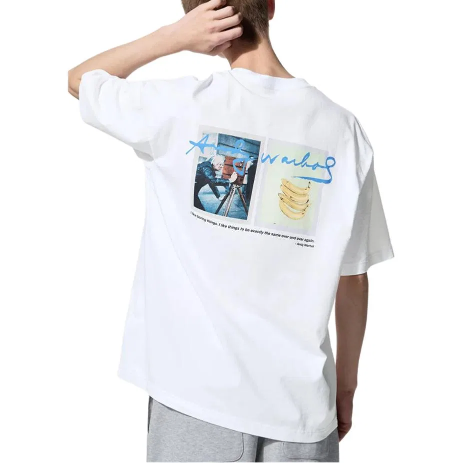 Унисекс футболка с принтом UNIQLO x Andy Warhol, White — фото 3