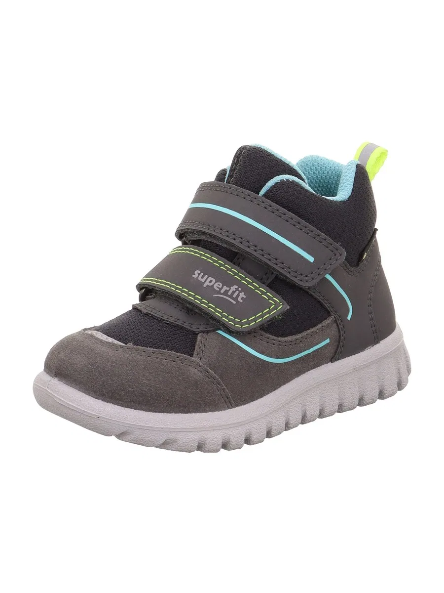 Кроссовки SUPERFIT First-Step 'SPORT7 MINI' темно-серого цвета