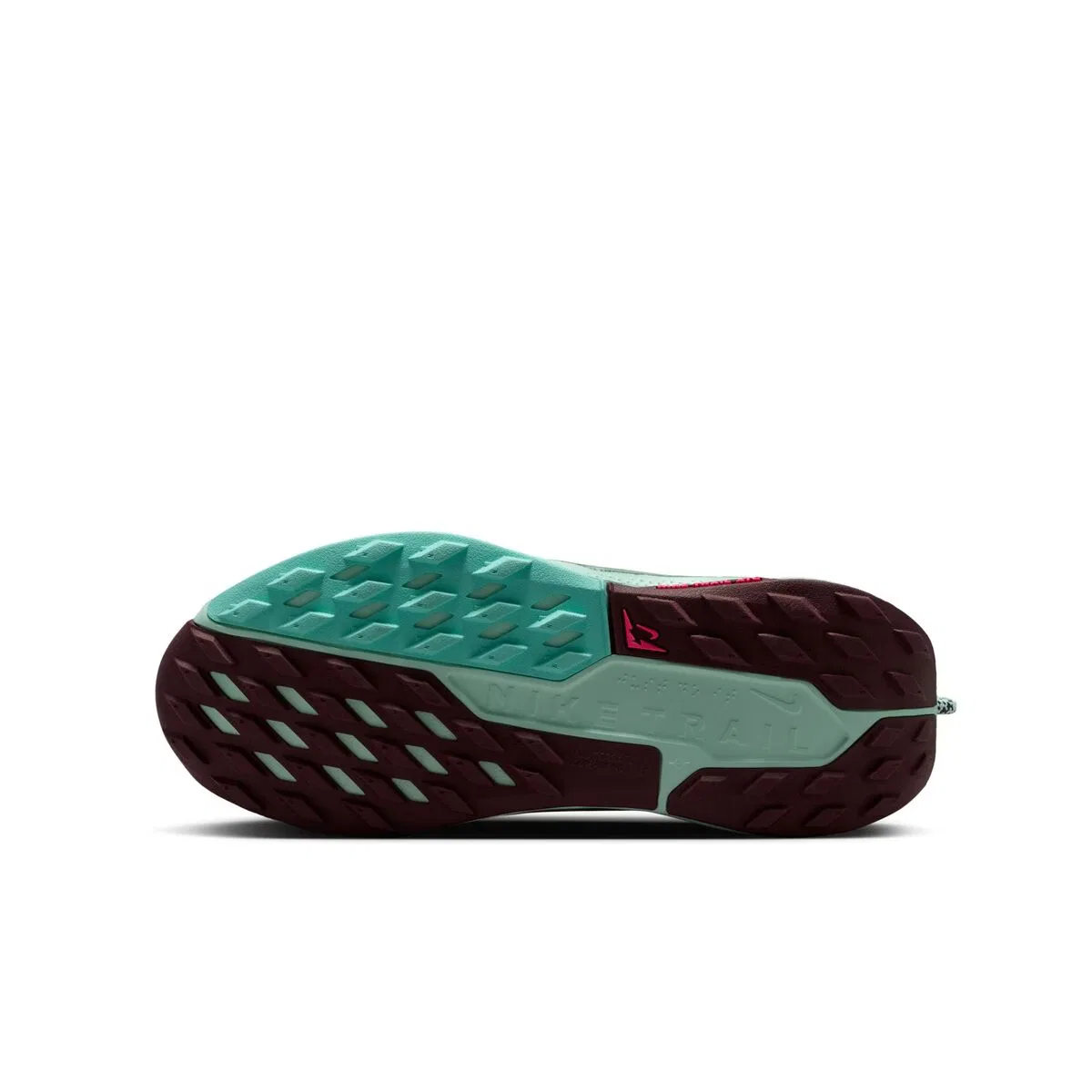 Детские кроссовки для трейла с принтом Pegasus Trail 5 Nike, Clay Green/Mint Foam-Bleached Turq — фото 4