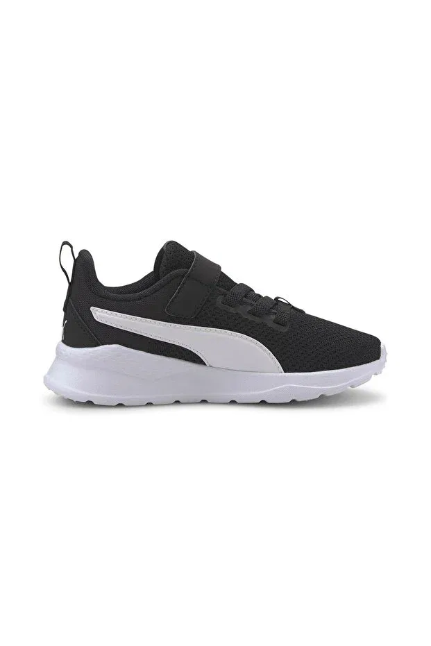Детские кроссовки для девочек с липучкой Anzarun Lite Ac+ Ps Puma, Black — фото 4