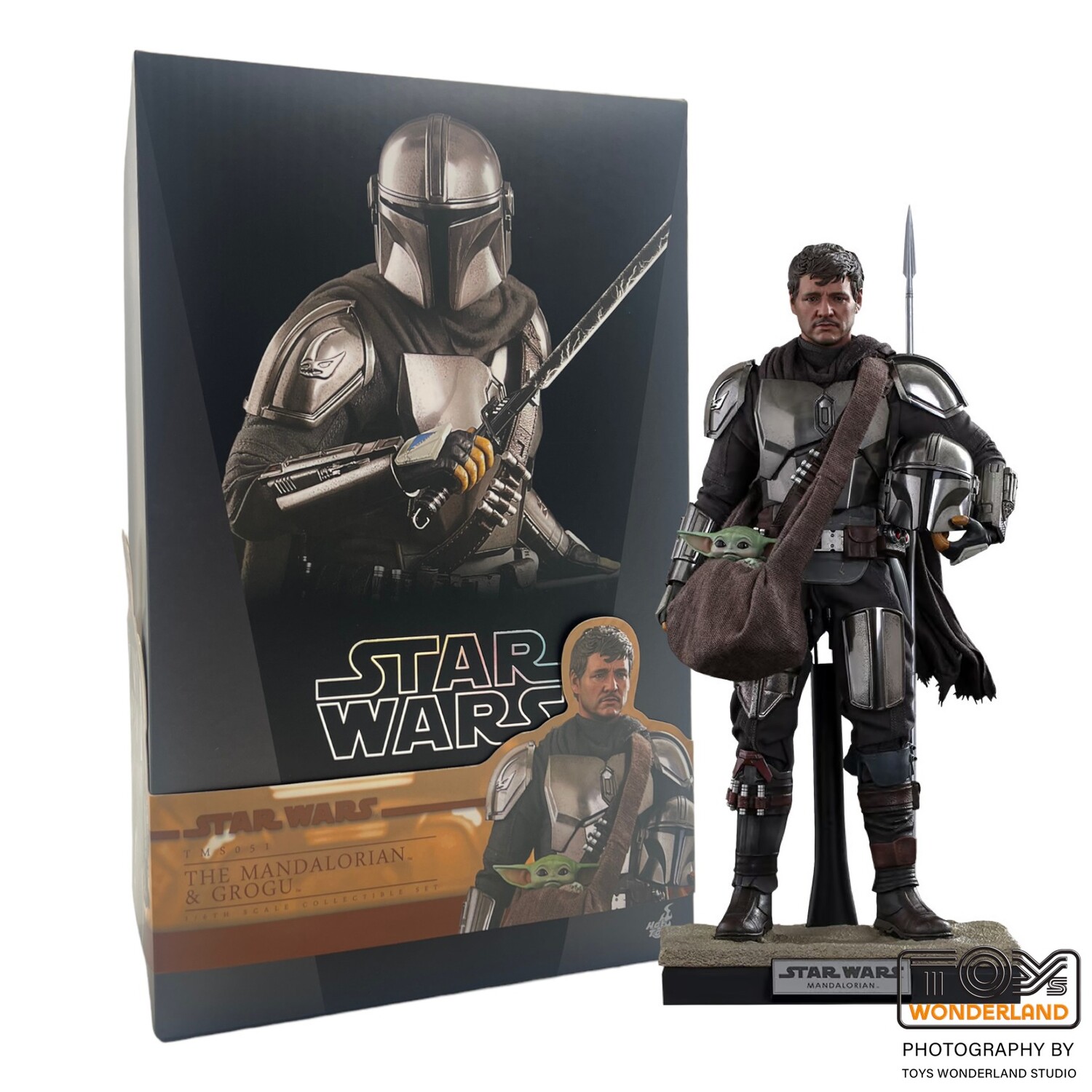 

Фигурка Hot Toys Star Wars, The Mandalorian1/6th scale and Grogu TMS051, 30 см