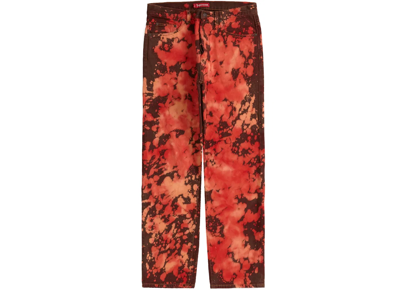 Мужские джинсы Bleached Red Supreme, Bleached Red