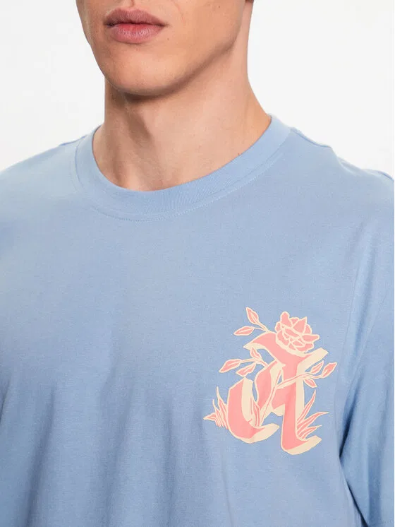 Футболка loose fit Graphic Glide T-Shirt Adidas, светло-голубой — фото 4