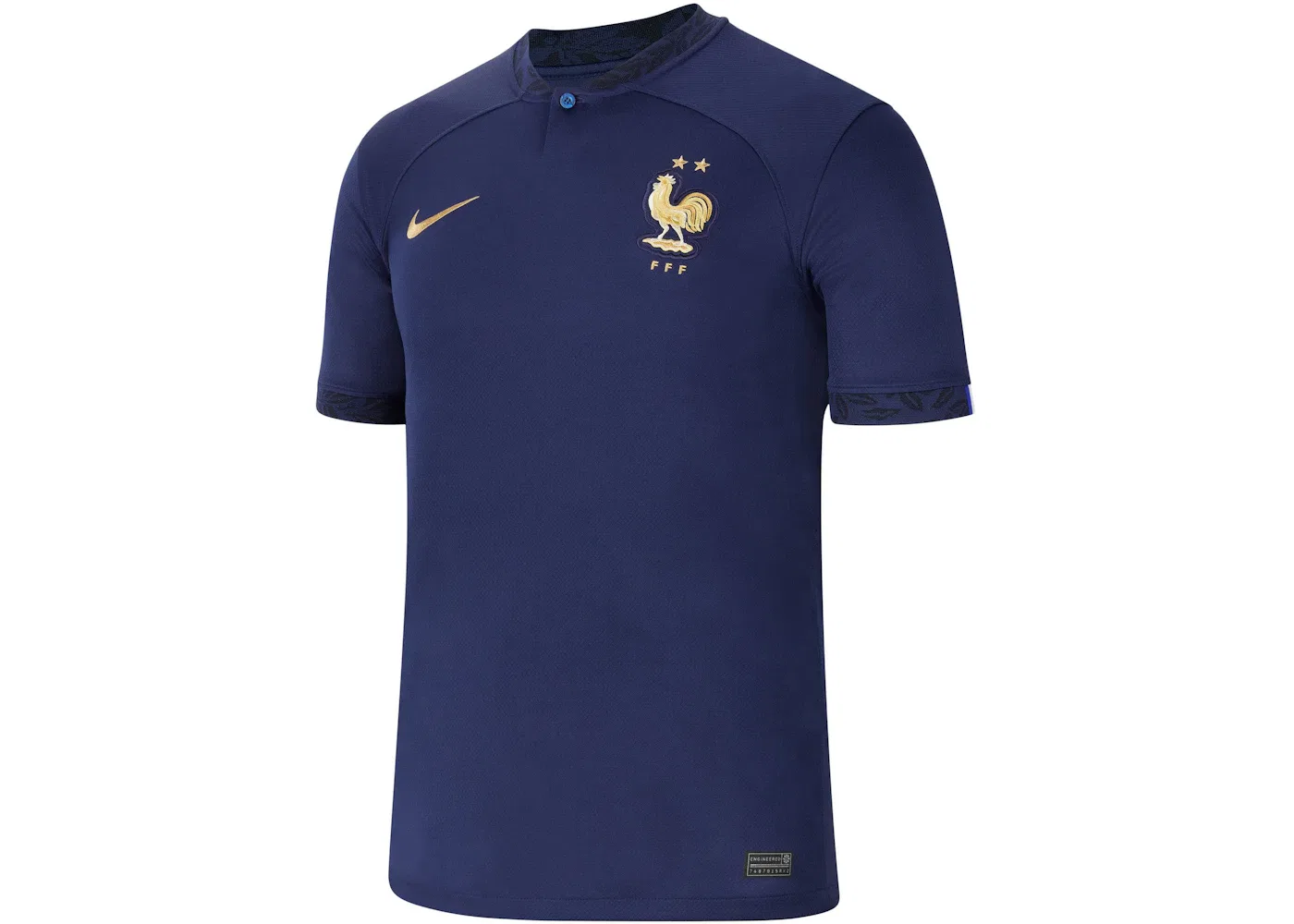 Мужская футбольная футболка с длинным рукавом Nike, Midnight Navy/Metallic Gold