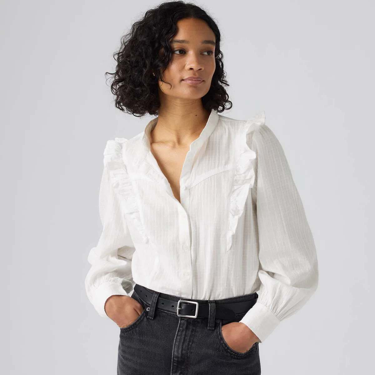 Рубашка в стиле вестерн Джесси Levi's, Cloud Dancer - White
