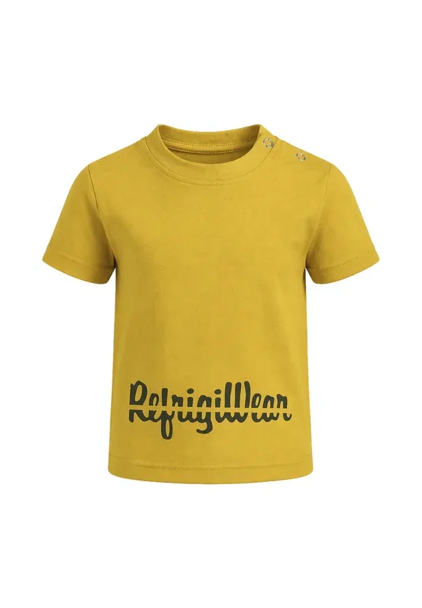 Комплект спортивных брюк с принтом Refrigiwear mustard, горчичный — фото 2